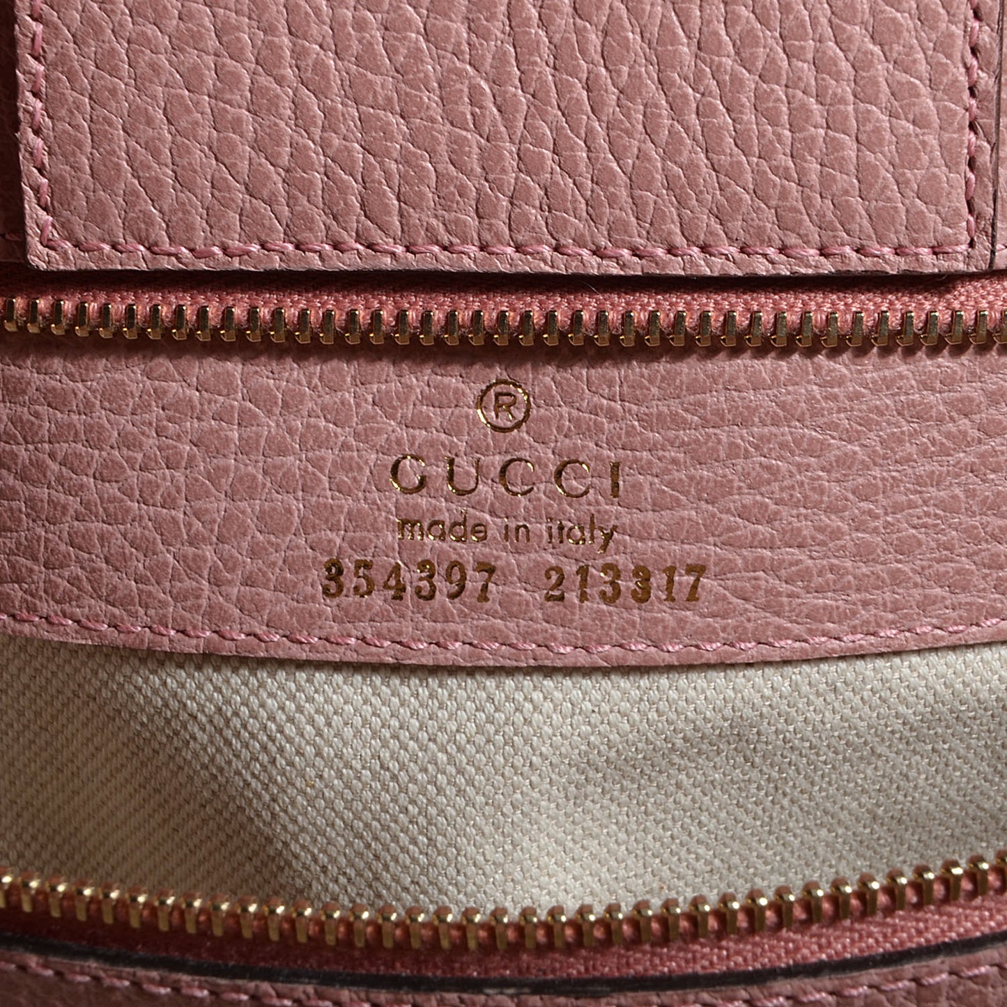 Dollar Calfskin Medium Swing Tote Grey Field Soft Pink