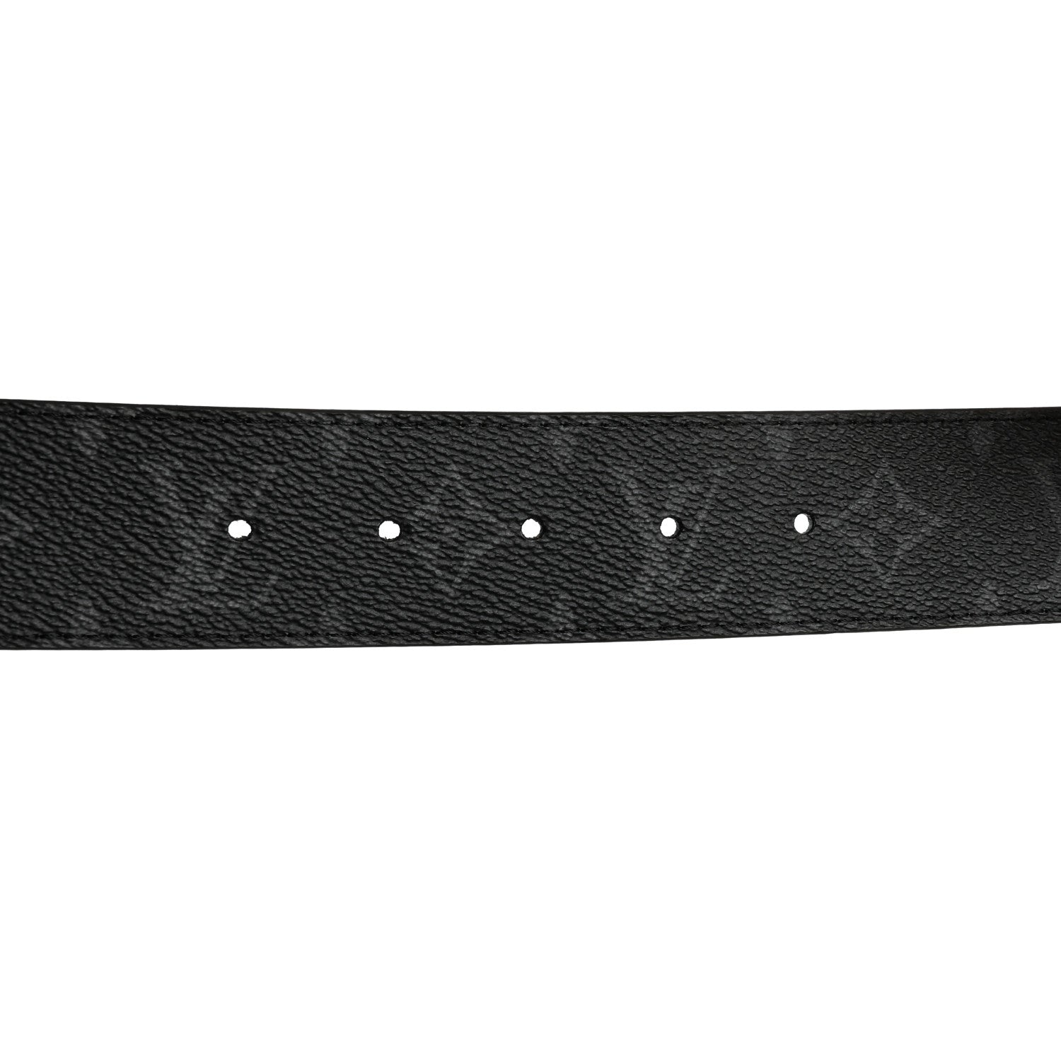 Louis Vuitton Calfskin Monogram Eclipse LV Initiales Reversible Belt 110 44 6 of 9