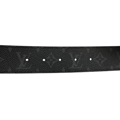 Louis Vuitton Calfskin Monogram Eclipse LV Initiales Reversible Belt 110 44 6 of 9
