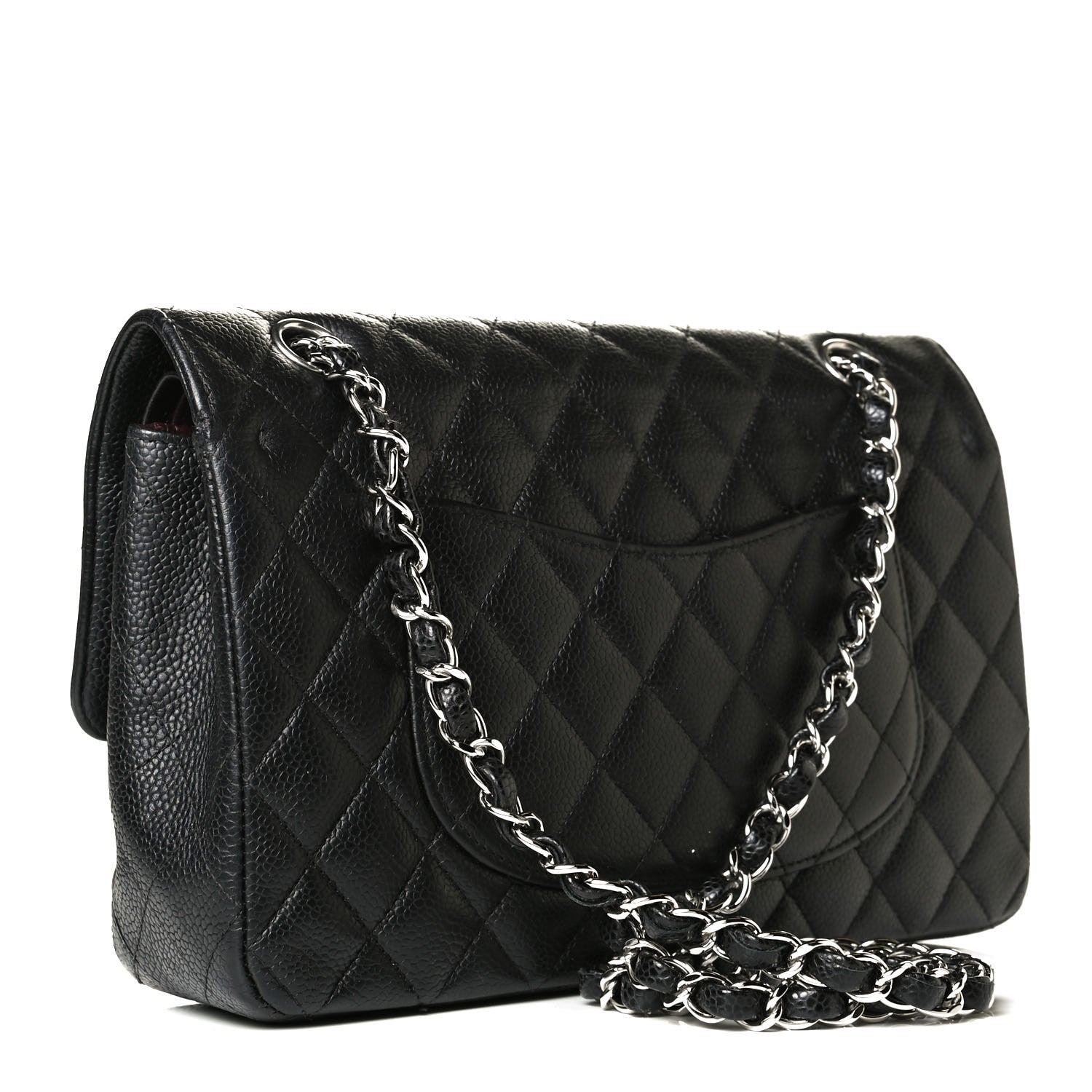 Chanel Caviar Quilted Medium Double Flap Black 3 of 10