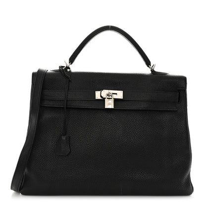 Hermes Togo Kelly Retourne 40 Black 1 of 20