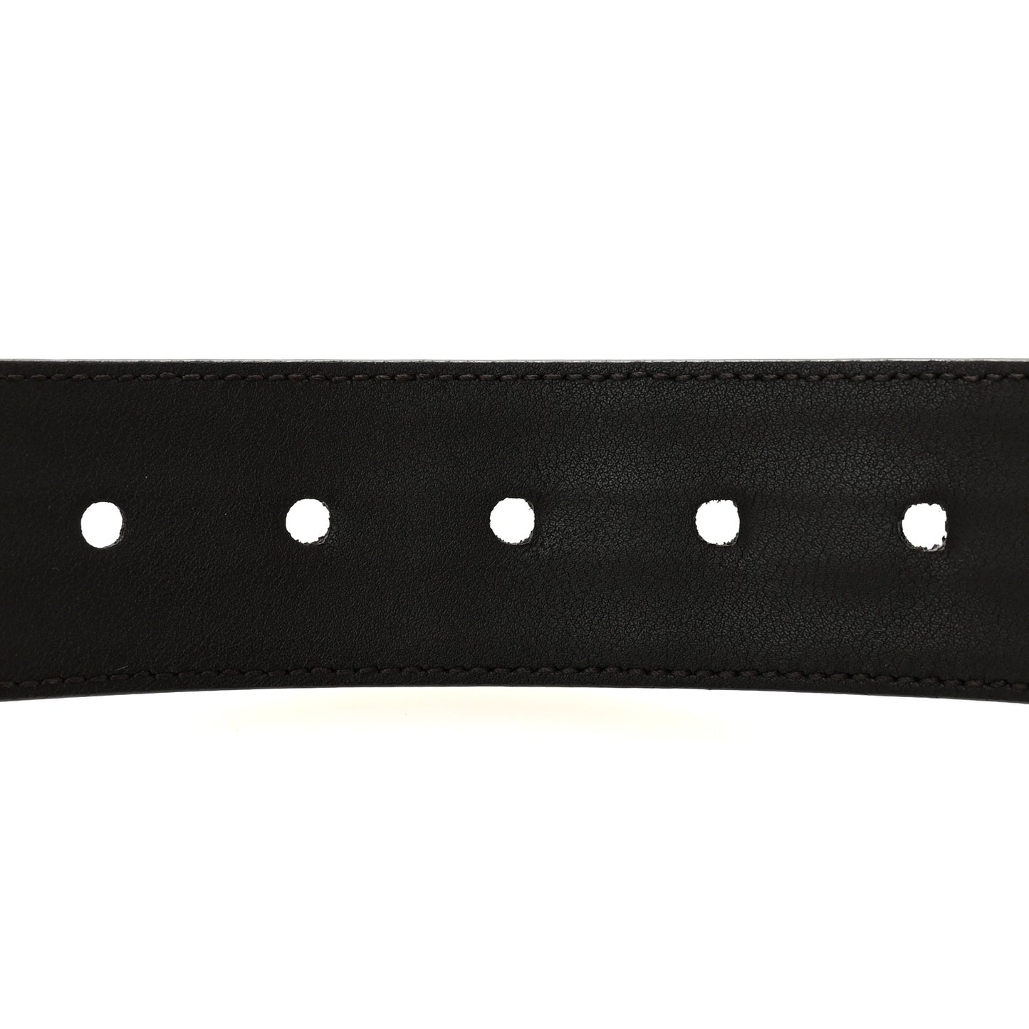 Monogram Dollar Calfskin 40mm Belt 80 32 Beige Ebony Testa Di Moro