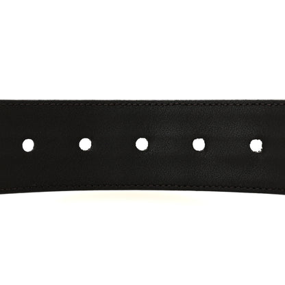 Gucci Monogram Dollar Calfskin 40mm Belt 80 32 Beige Ebony Testa Di Moro 4 of 6