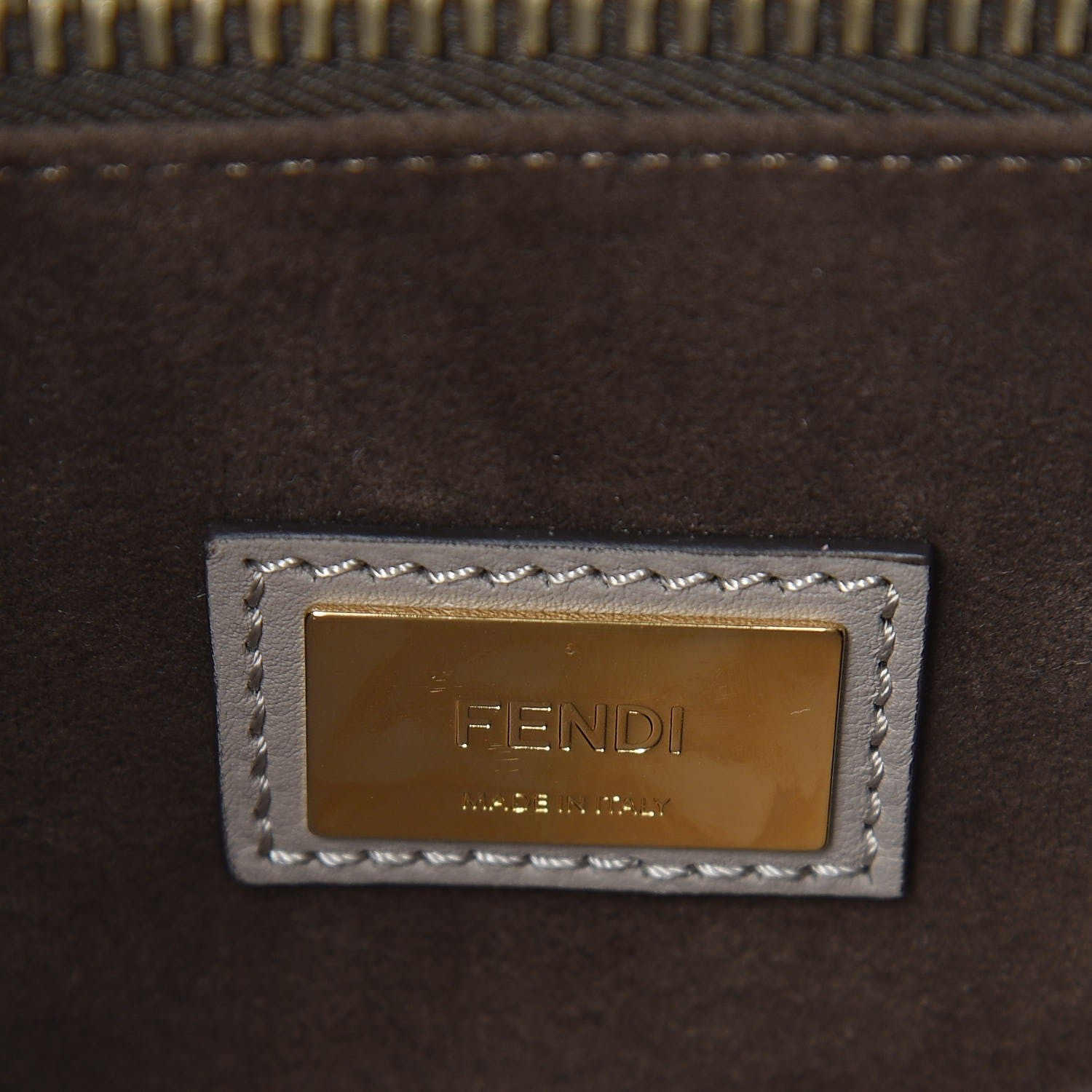 Fendi Vitello Seta Plexiglass Tortoise Medium Peekaboo Iconic Satchel Tortora 5 of 9