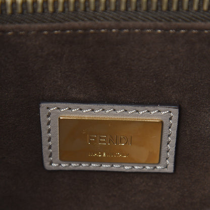 Fendi Vitello Seta Plexiglass Tortoise Medium Peekaboo Iconic Satchel Tortora 5 of 9