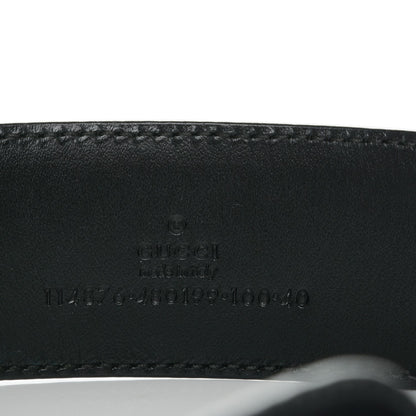 Gucci Guccissima Interlocking G 40mm Belt 100 40 Black 6 of 6