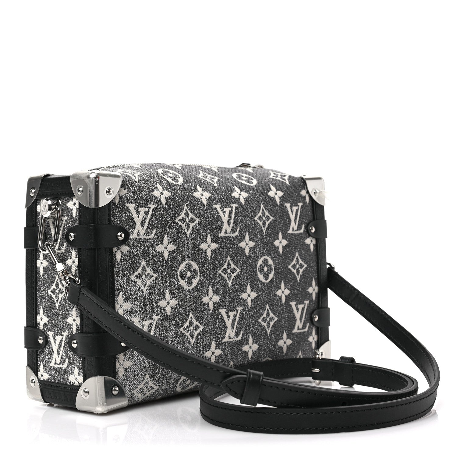Louis Vuitton Monogram Jacquard Denim Side Trunk Grey 3 of 7