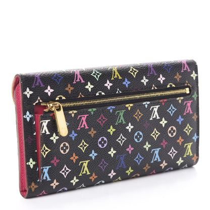 Louis Vuitton Monogram Multicolor Eugenie Wallet Black Grenade 3 of 6