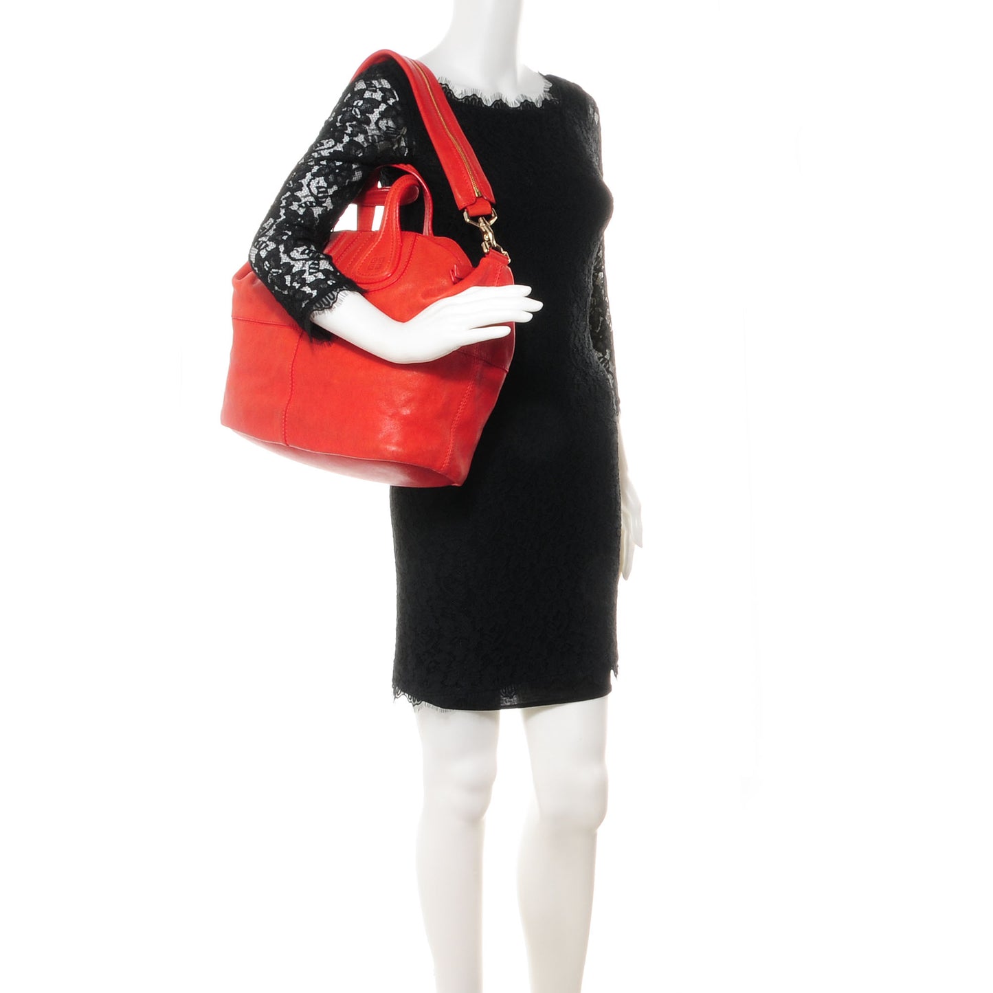 Lambskin Medium Zanzi Nightingale Red