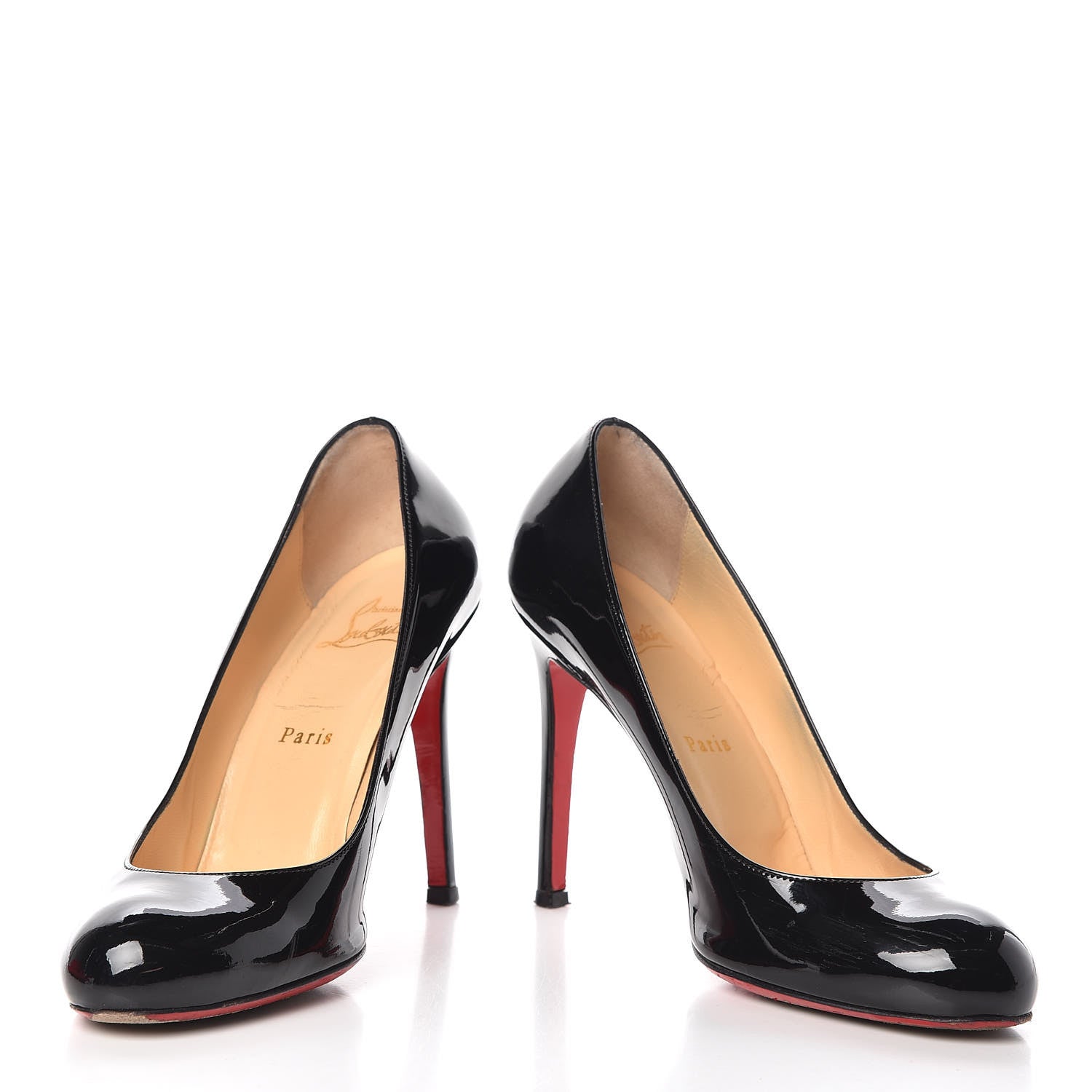 Christian Louboutin Patent Simple 100 Pumps 38 Black 5 of 14