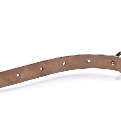 Gucci Calfskin Horsebit Skinny Belt 70 28 Black 4 of 5