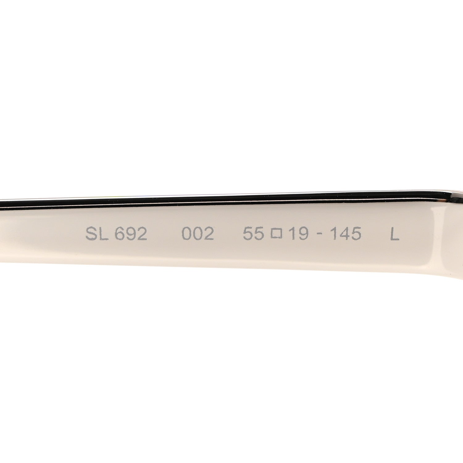 Saint Laurent Metal SL692 Oval Sunglasses Silver 5 of 7