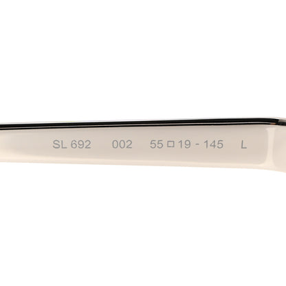 Saint Laurent Metal SL692 Oval Sunglasses Silver 5 of 7
