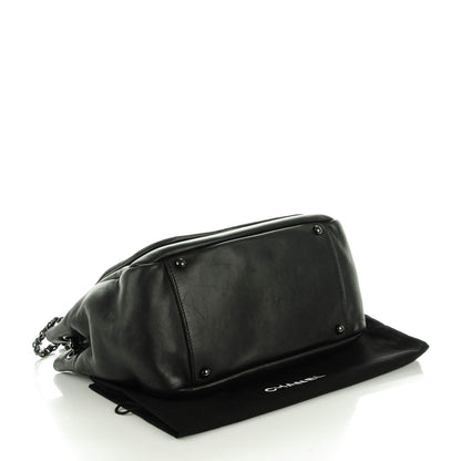 Chanel Lambskin Studded Accordion CC Flap Black 4 of 7