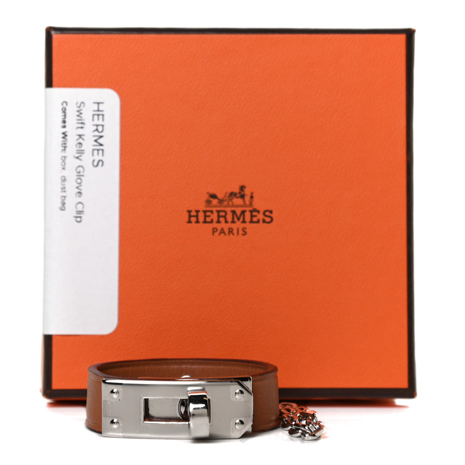 Hermes Swift Kelly Glove Clip Gold 5 of 5