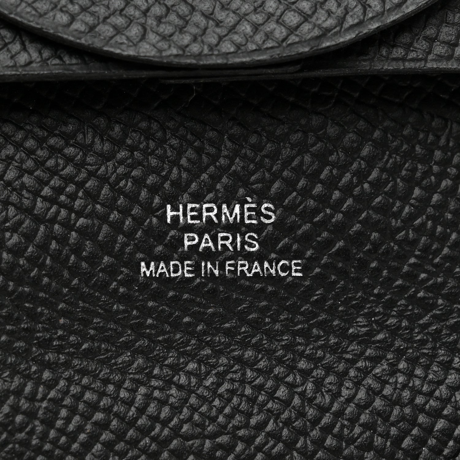 Hermes Epsom Bastia Coin Purse Black 5 of 6