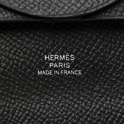 Hermes Epsom Bastia Coin Purse Black 5 of 6