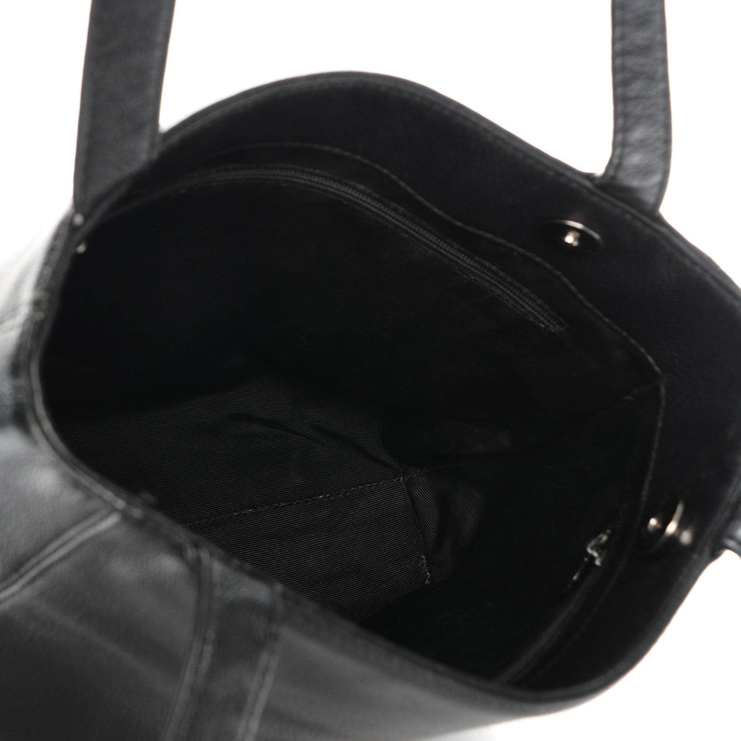 Chanel Calfskin CC Shoulder Bag Black 5 of 8
