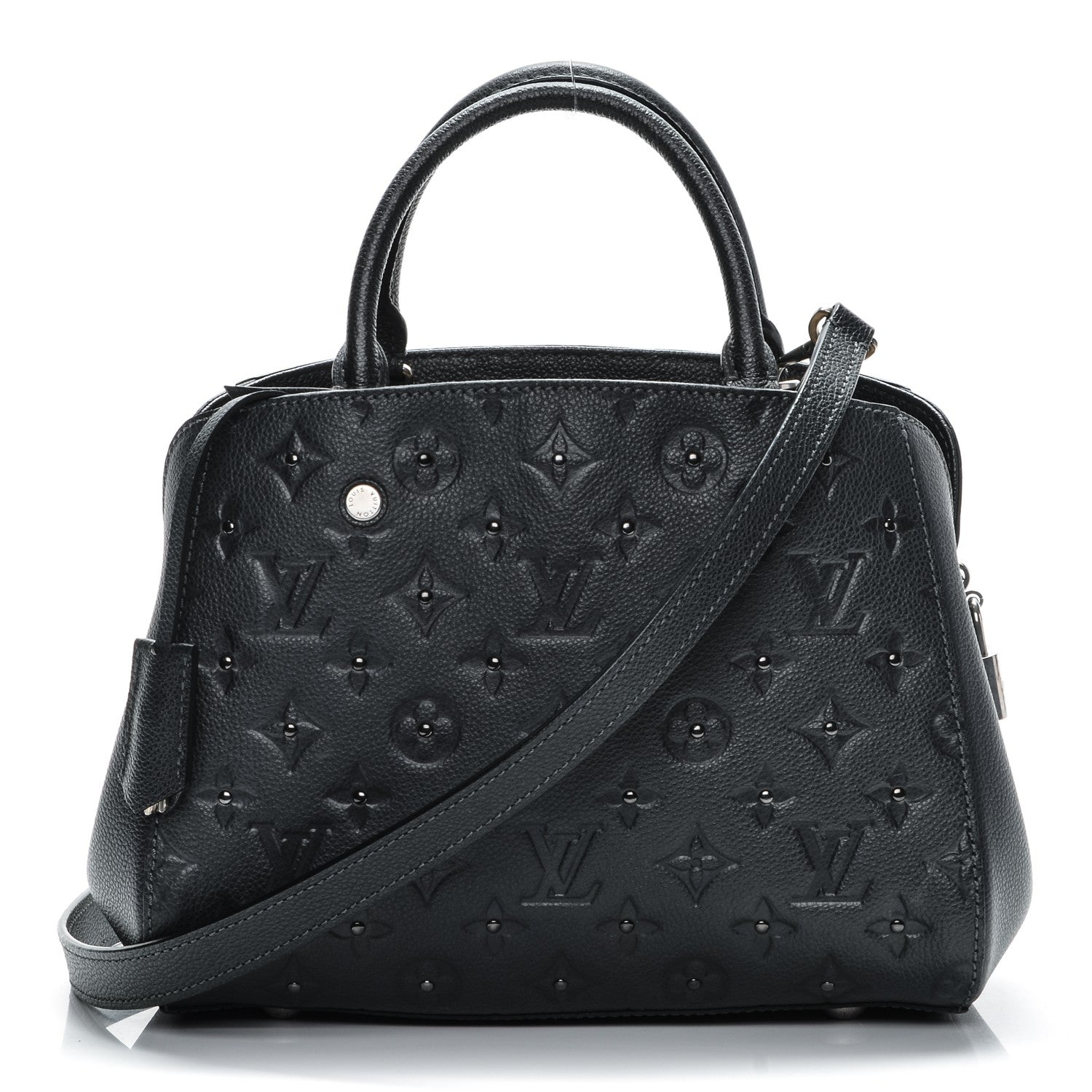 Louis Vuitton Empreinte Studded Montaigne BB Platine 1 of 7