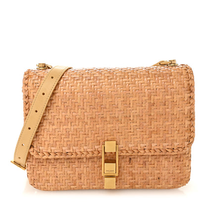 Saint Laurent Wicker Carre Satchel Beige 1 of 15