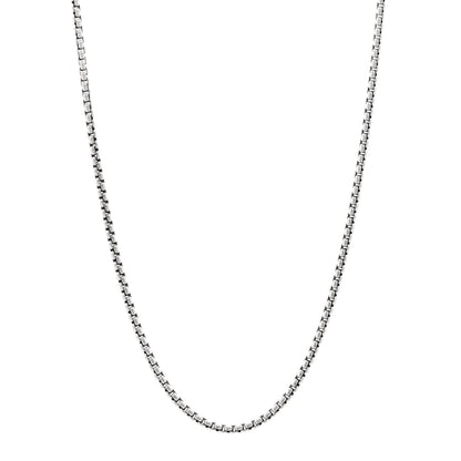 David Yurman Sterling Silver 2.7mm Small Box Chain Necklace 18" 1 of 4