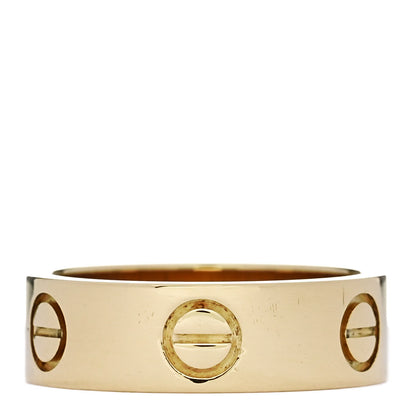 Cartier 18K Yellow Gold 5.5mm LOVE Ring 50 5.25 1 of 5