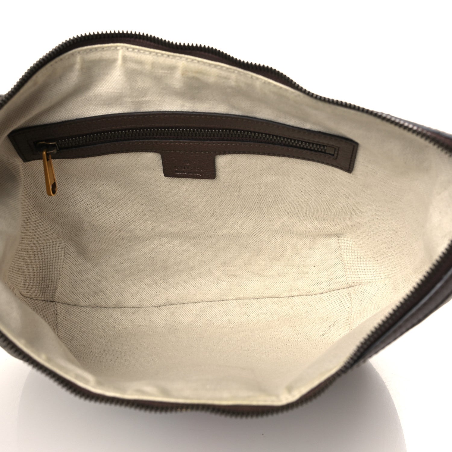 Gucci GG Supreme Monogram Web Small Ophidia Half Moon Hobo Brown 5 of 6