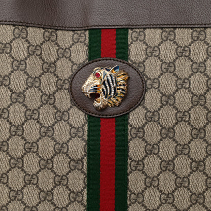 Gucci GG Supreme Monogram Large Rajah Chain Tote Beige New Acero 9 of 11