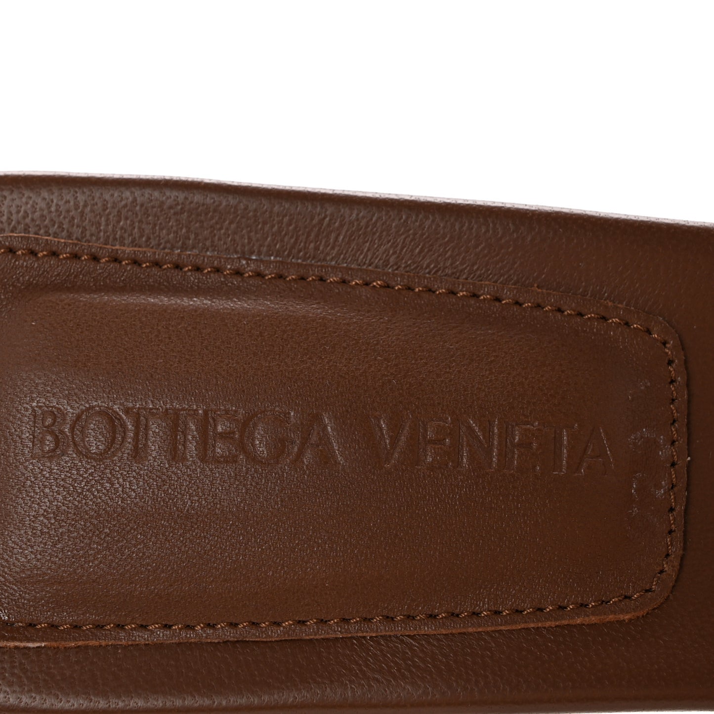 Nappa Intrecciato Parco Flat Sandals 36 Dark Taupe