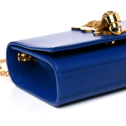 Saint Laurent Calfskin Small Classic Monogram Kate Tassel Satchel Royal Blue 11 of 16