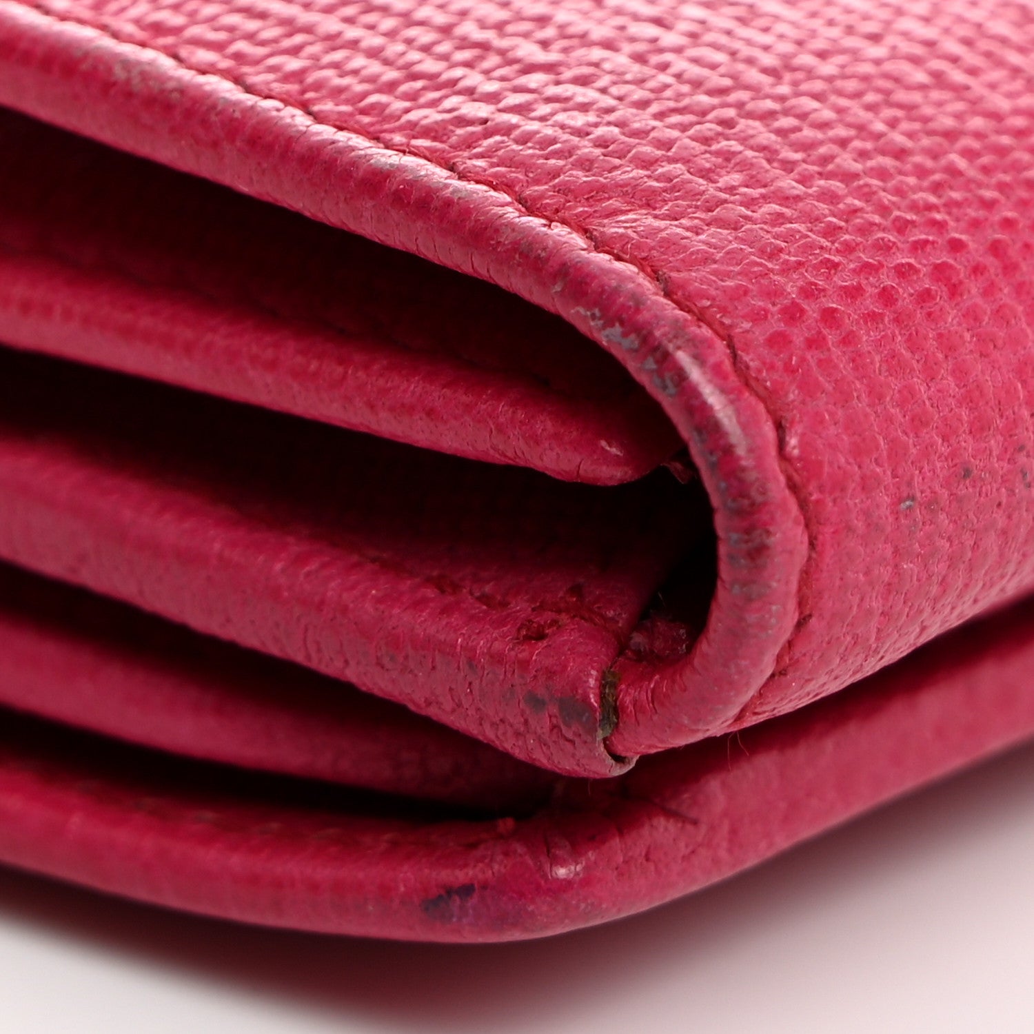 Saint Laurent Calfskin Classic Y Ligne Wallet Fuchsia 11 of 14
