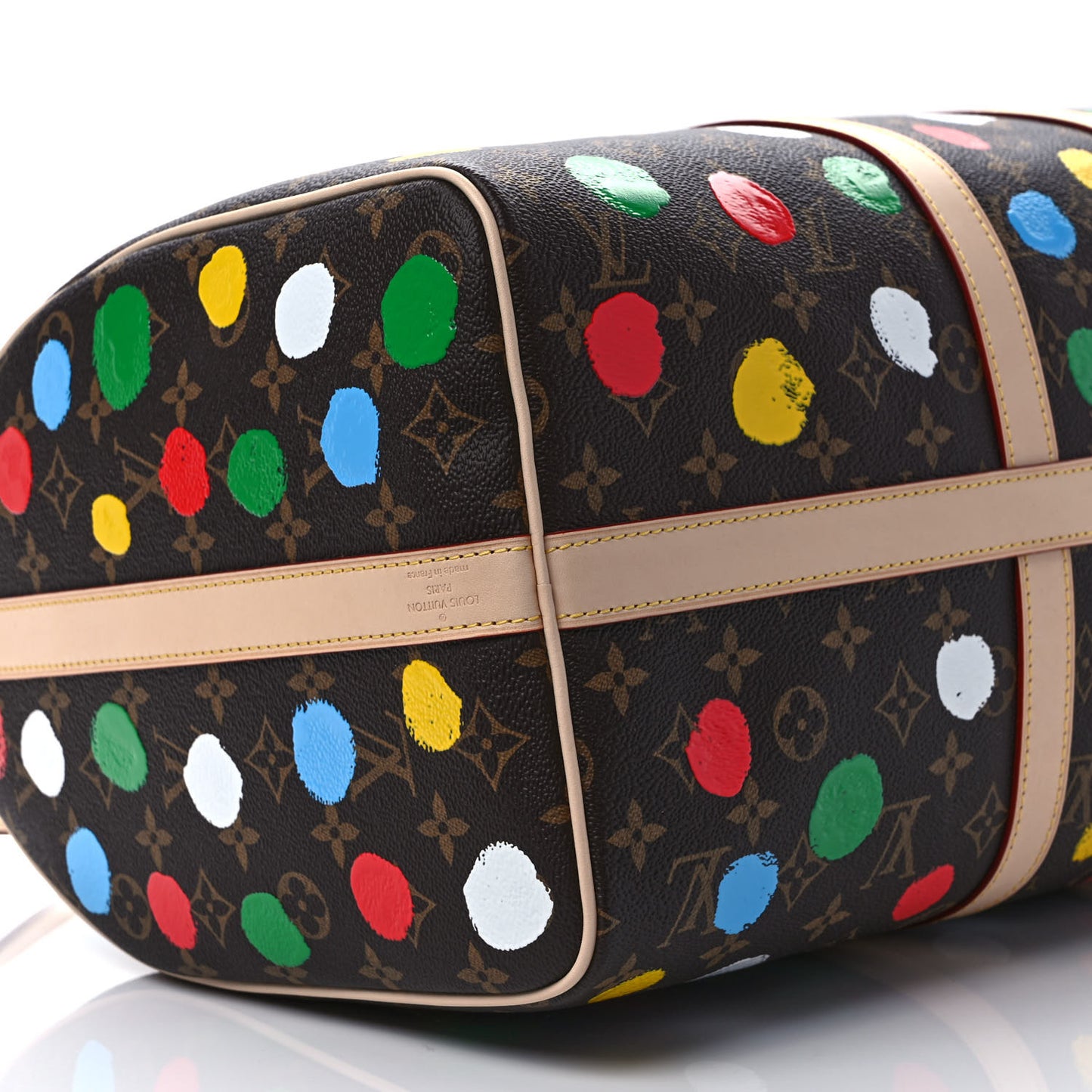 LV X YK Monogram Dots Keepall Bandouliere 45