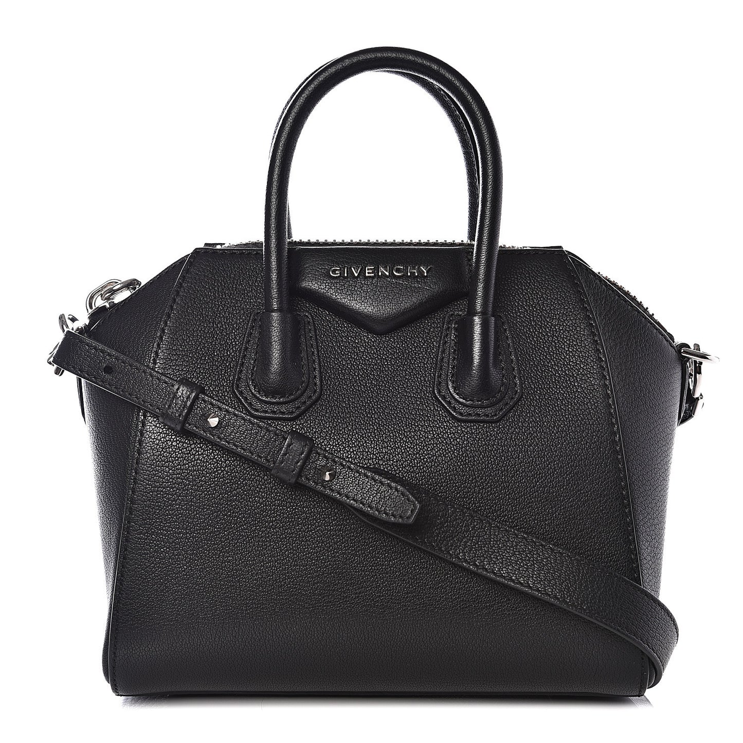 Sugar Goatskin Mini Antigona Black