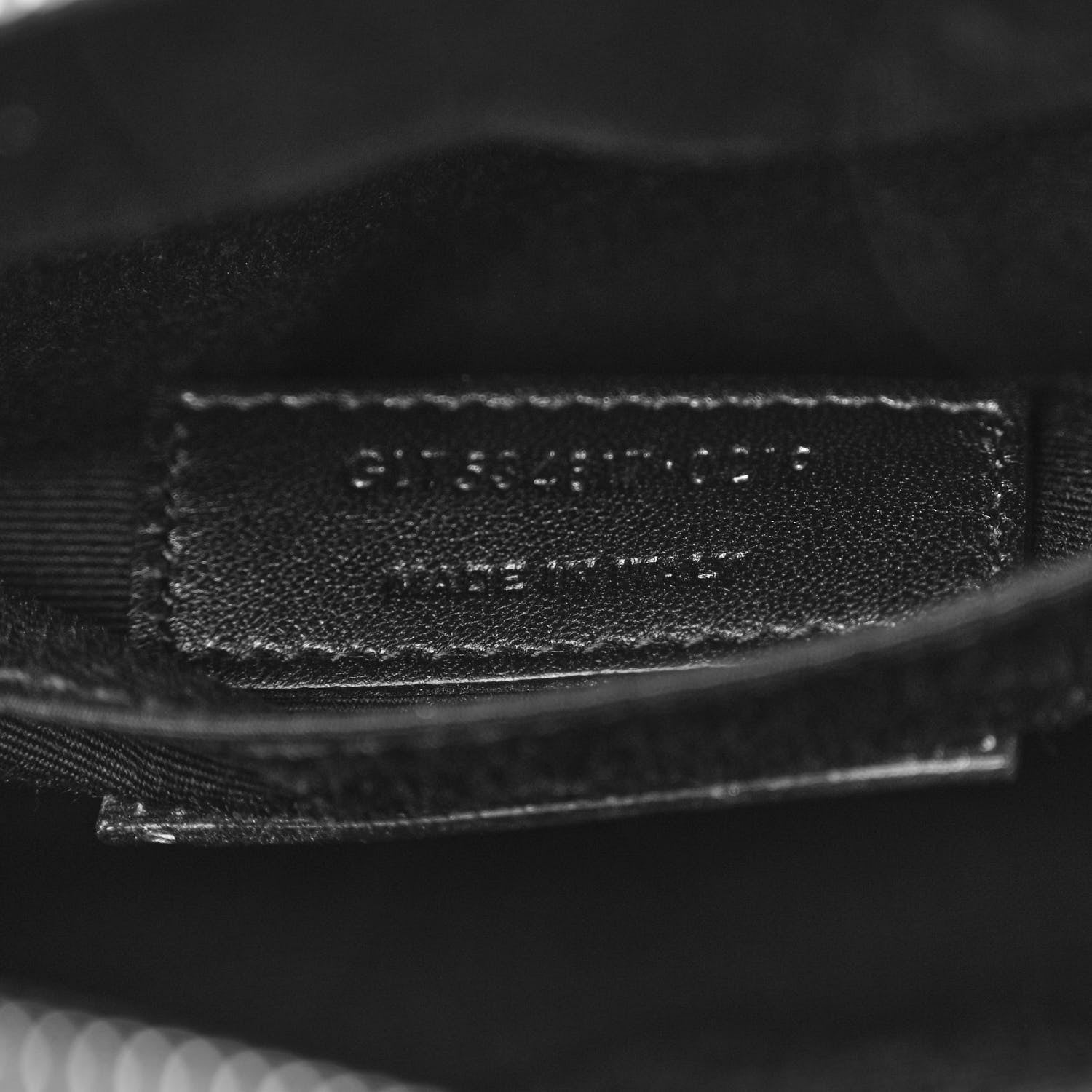 Saint Laurent Calfskin Matelasse Monogram Lou Belt Bag Black 7 of 8