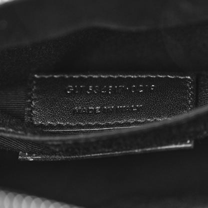 Saint Laurent Calfskin Matelasse Monogram Lou Belt Bag Black 7 of 8