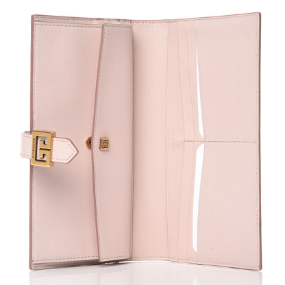 Givenchy Goatskin Quilted GV3 Long Wallet Pink 5 of 12