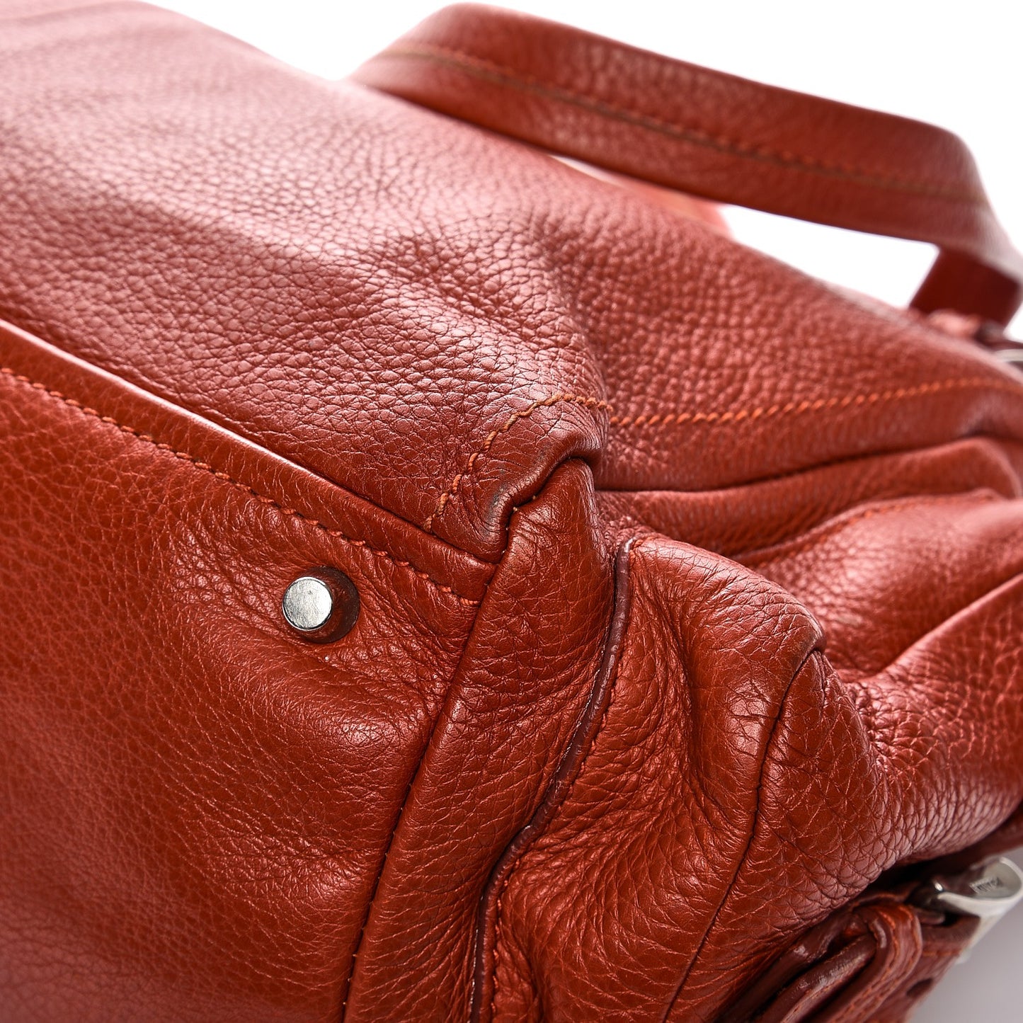 Vitello Daino Shoulder Bag Arancio