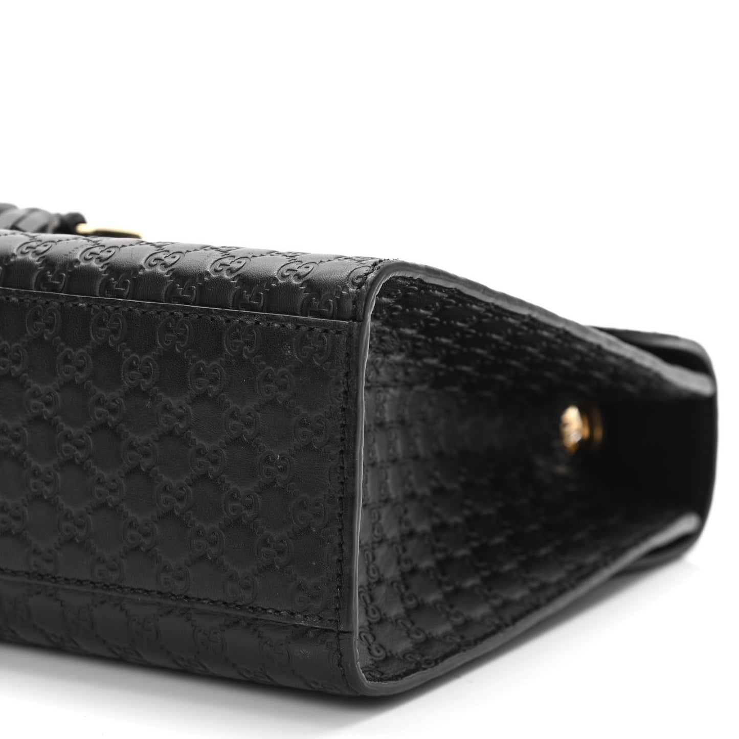 Microguccissima Medium Emily Chain Shoulder Bag Black