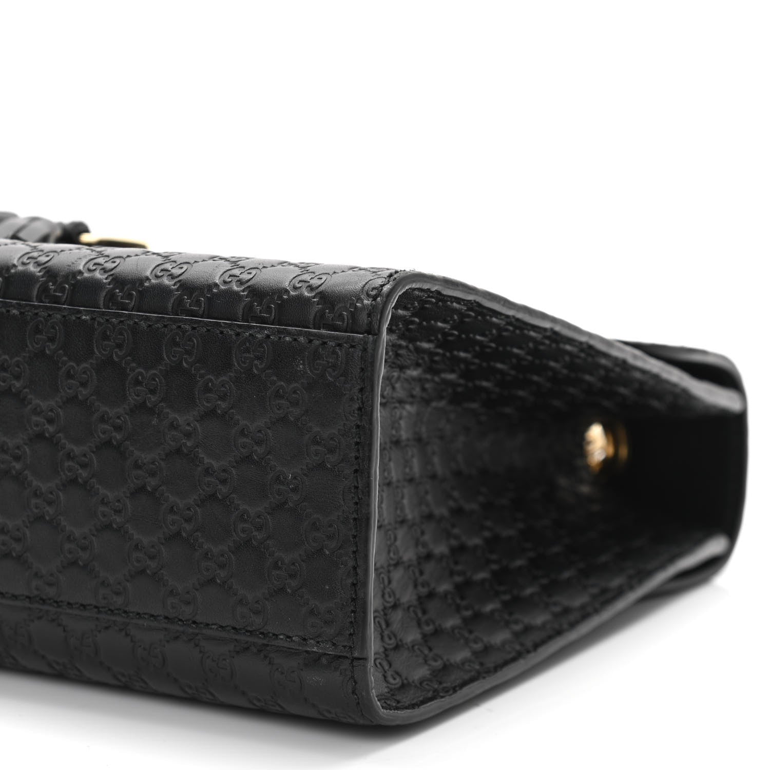 Gucci Microguccissima Medium Emily Chain Shoulder Bag Black 10 of 11
