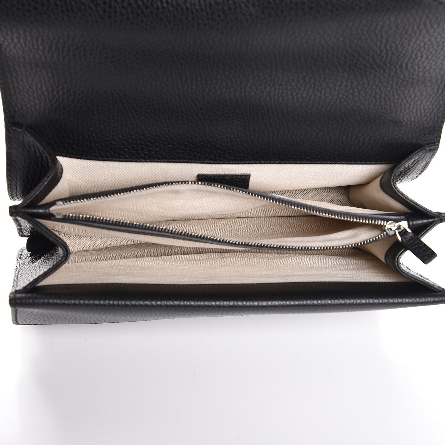 Pebbled Calfskin Small Dionysus Shoulder Bag Black