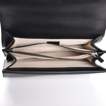 Gucci Pebbled Calfskin Small Dionysus Shoulder Bag Black 5 of 7