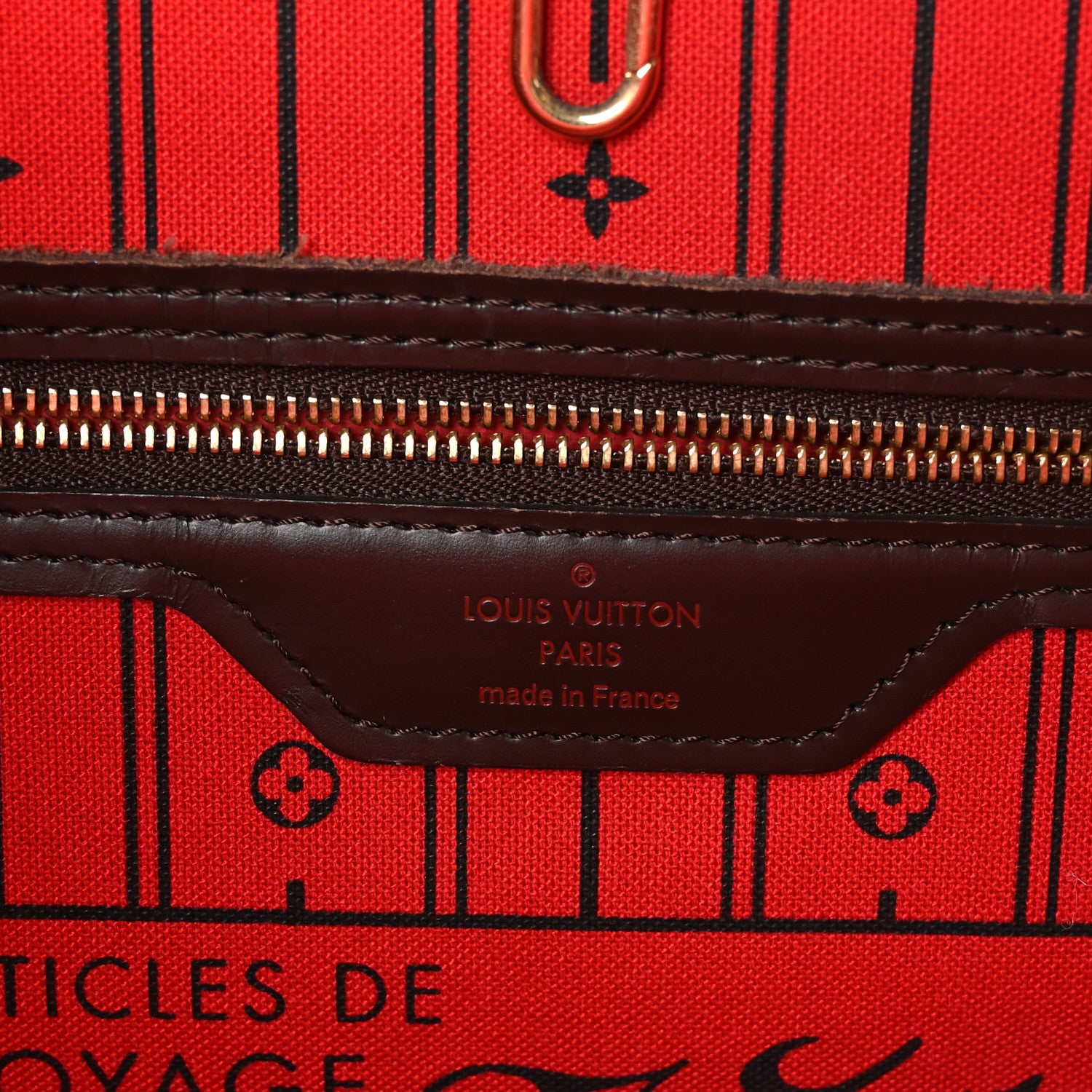 Louis Vuitton Damier Ebene Neverfull MM 6 of 12