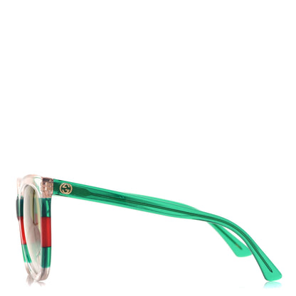 Gucci Acetate Sunglasses GG0179SA Green Red 3 of 8