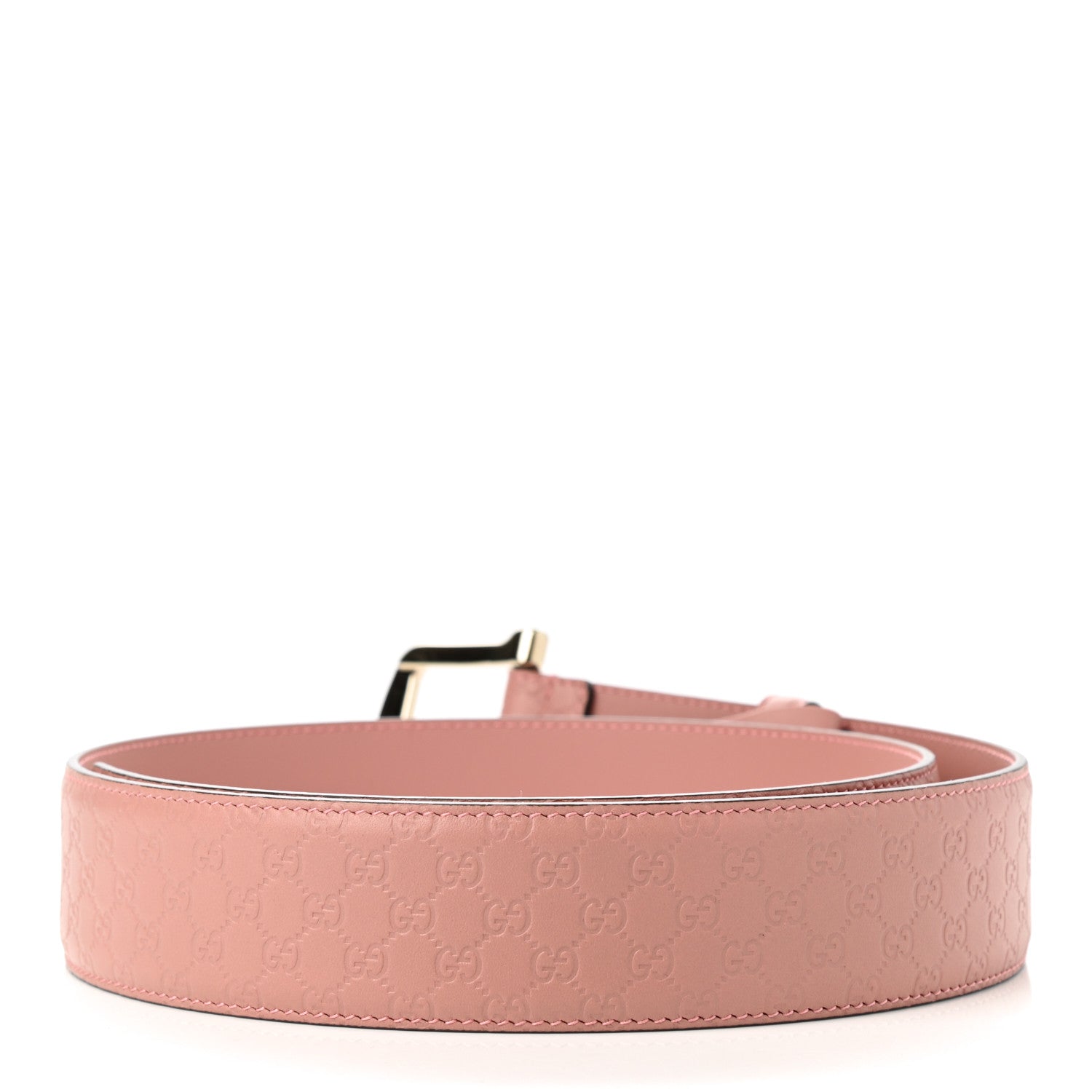 Gucci Soft Microguccissima Margaux Calfskin Belt 90 36 Soft Pink 2 of 3