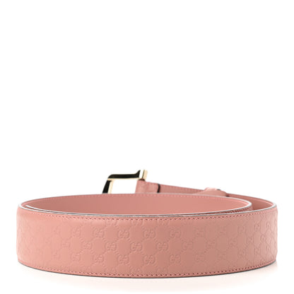 Gucci Soft Microguccissima Margaux Calfskin Belt 90 36 Soft Pink 2 of 3