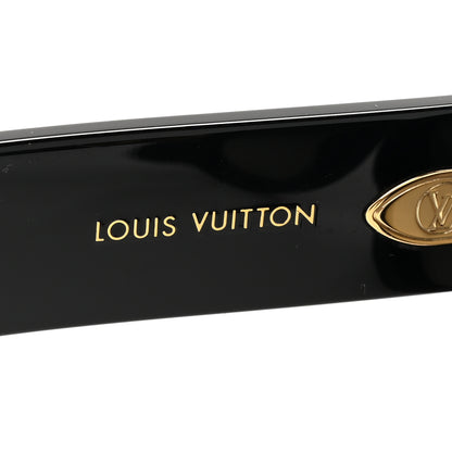 Louis Vuitton Acetate LV Empreinte Square Sunglasses Z1611W Black 5 of 6