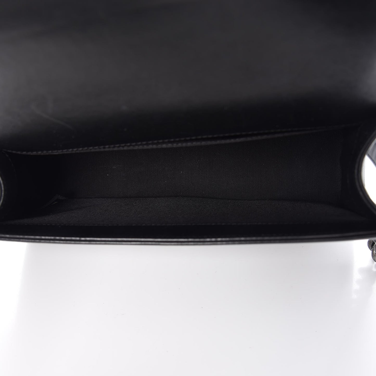 Lambskin Quilted Medium Boy Flap Black