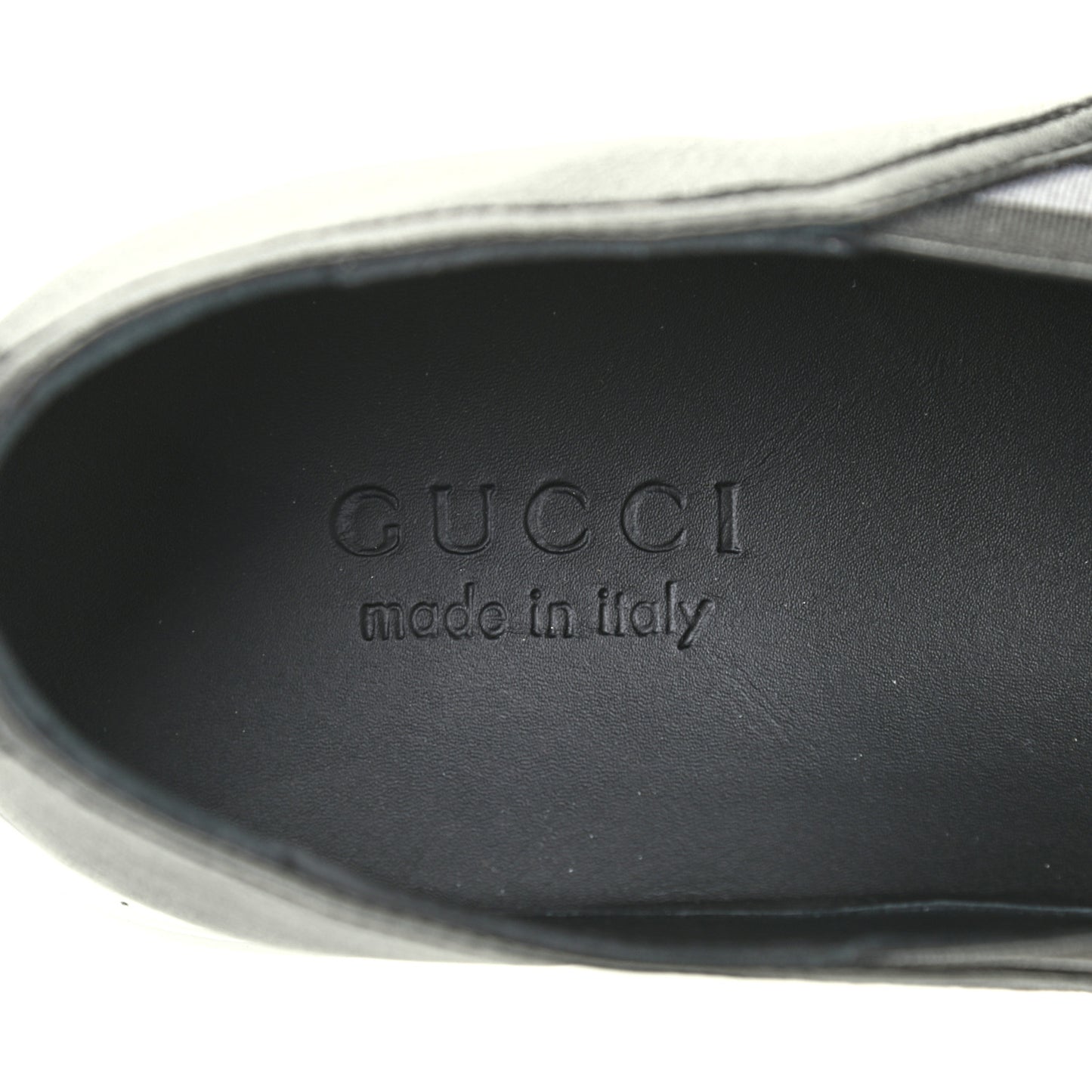 Soft Calfskin Mens Slip On Sneakers 8 Black