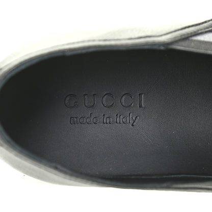 Gucci Soft Calfskin Mens Slip On Sneakers 8 Black 6 of 8