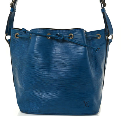 Louis Vuitton Epi Petit Noe Blue 8 of 10